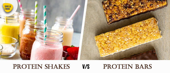 Protein Bars v/s Protein Shakes