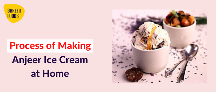 Process of Making Anjeer Ice Cream at Home