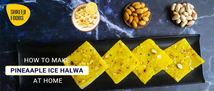 How to Make Pineapple Ice Halwa at Home
