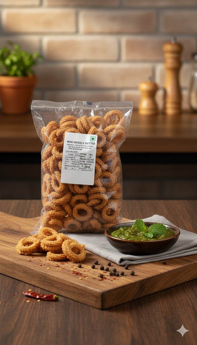 Mini Masala Butter 200 GM – Shreeji Foods